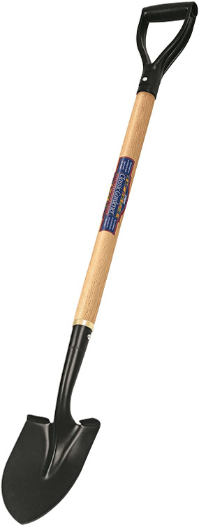 Truper 31280 Classic Gardener Round Point Shovel D-Handle 32-Inch