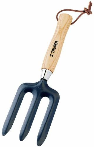 Truper 30630 Floral Garden Tool Fork Ash Handle 6-Inch