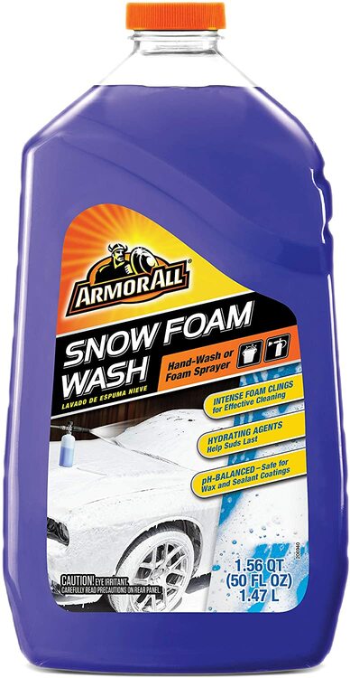 Armor All 19141 Car Wash Snow Foam Formula, Cleaning Concentrate for Cars, Truck, Motorcycle, Bottles, 50 Fl Oz,