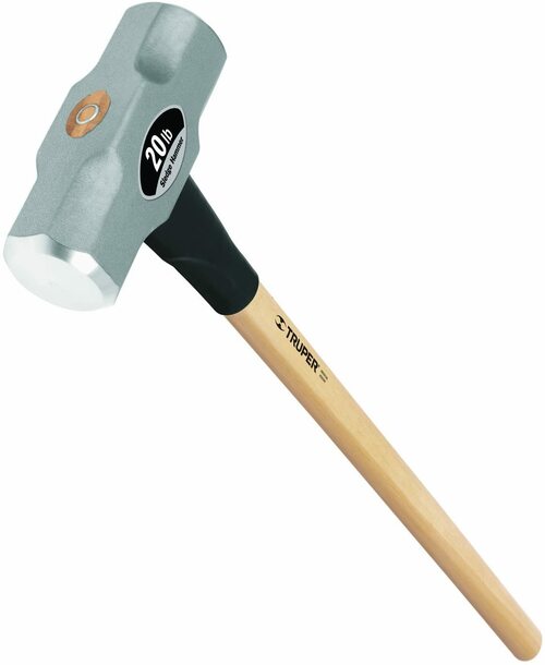 Truper 30923 Sledge Hammer Hickory Handle 36-Inch, Weight 20 lb