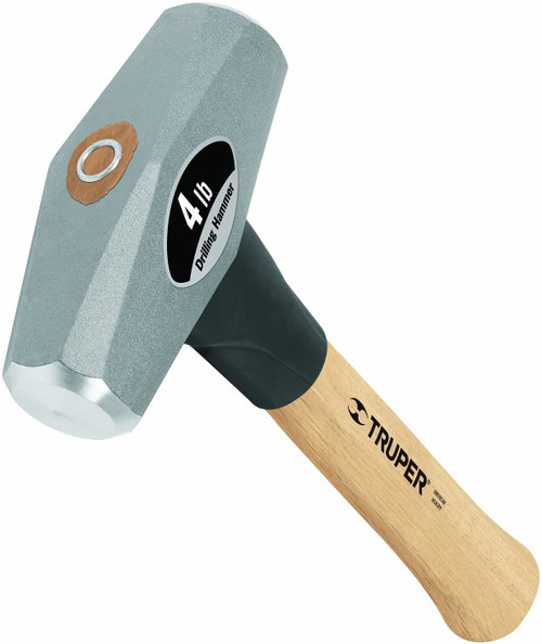 Truper 30949 10-Inch Drilling Hammer Hickory Handle Weight 4 lb