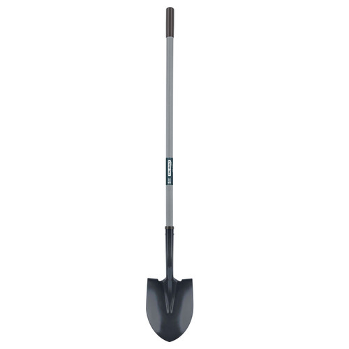 Truper 31213 Tru Built Round Point Shovel Long Fiberglass Handle