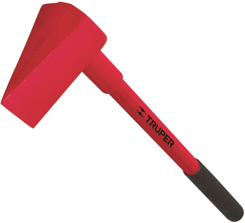 Truper 32415 12-Pound Splitting Maul with 27-Inch Steel Handle Red