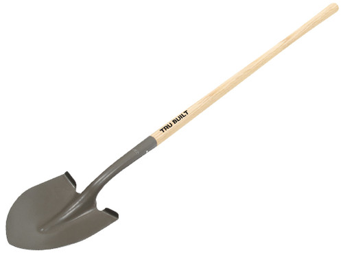 Truper 31173 Tru Built Round Point Shovel Long Handle 45 Inch