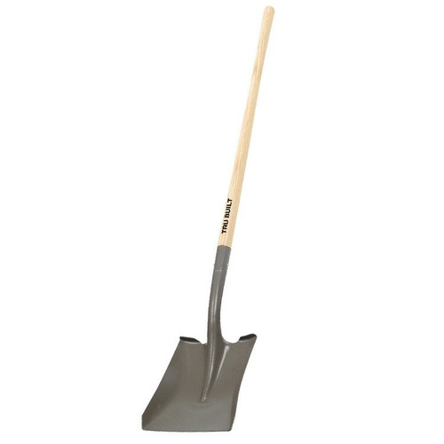Truper 33174 Tru Built Long Handled Square Point Shovel