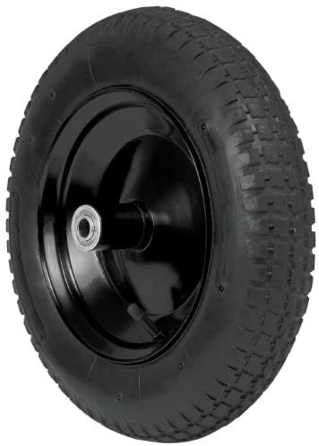 Truper 33451 Small Tire with Rim Ball Bearings and Axle