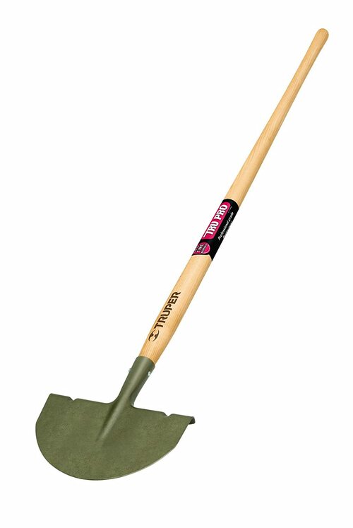 Truper 30035 Tru Pro Half Moon Edger 9-Inch X 5-Inch Head 48-Inch Ash Handle