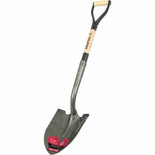 Truper  31209 Tru Pro Round Point Offset Padded D-Handle Garden Shovel  Round Point 30-Inch