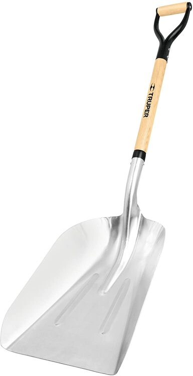 Truper  Tru Pro Heavy Gauge Aluminum Scoop Steel D Handle