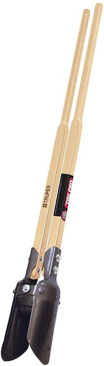 Truper 30376 Tru Pro Heavy Duty Post Hole Digger, Wood Handles, 48-Inch