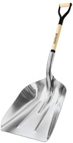 Truper 31293 Tru Pro Heavy Gauge Aluminum Scoop Steel D Handle, Size 12"