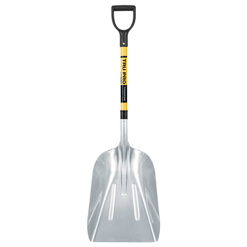 Truper 31299 Tru Pro Aluminum Scoop Fiberglass D- Handle Size=14"