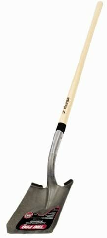 Truper 31307 Tru Pro  Garden Square Shovel Square Toe Closed Back