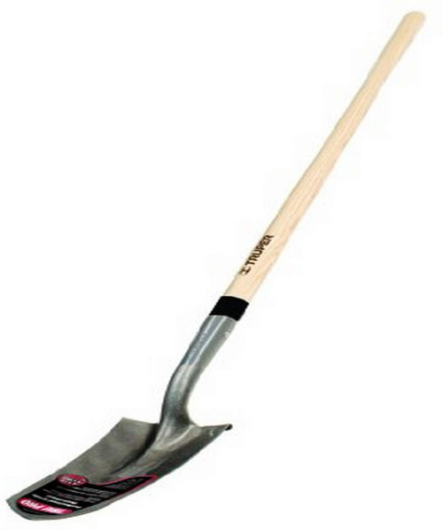 Truper 31348 Tru Trenching Shovel 5-Inch Blade Ash-Wood Handle Pro 47-Inch 