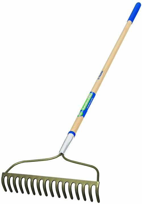 Truper 33169 Garden Pro Welded Bow Rake 16-Teeth Ash Handle