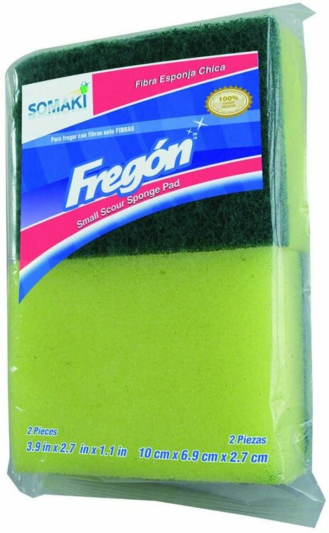 Fregón Multipurpse Fiber Sponge Green 2-Pack