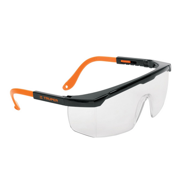Truper 101933 Clear Adjustable Safety Glasses w/Anti-fog Classic