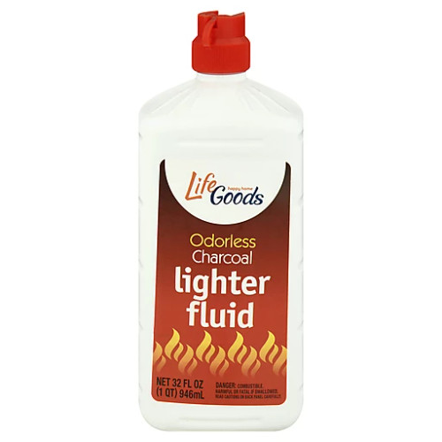 Life Goods Odorless Charcoal Lighter Fluid 32 oz