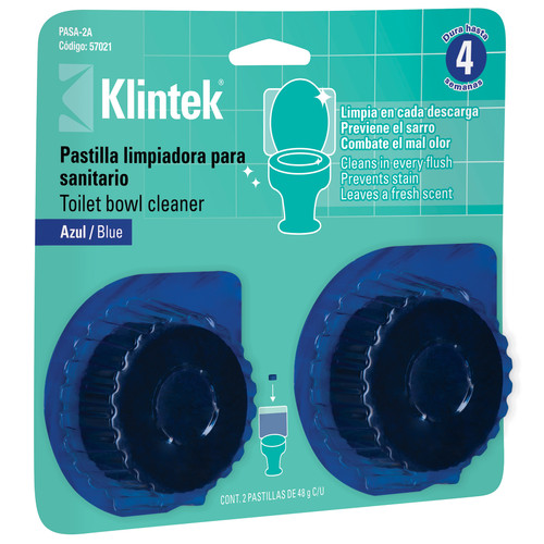 Klinek 57021 Tank deodorant tablets, blue, 2 pieces