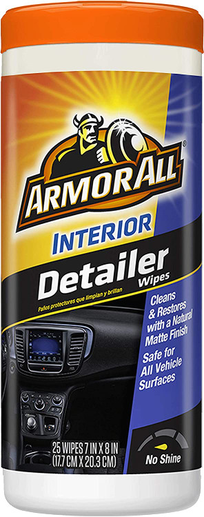 Armor All 14540B Wipes 25 CT. Natural Finish Detailer.