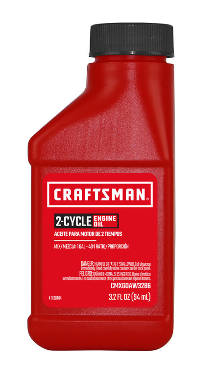 Motor Oil  2 Cycles Craftsman 3.2 Oz