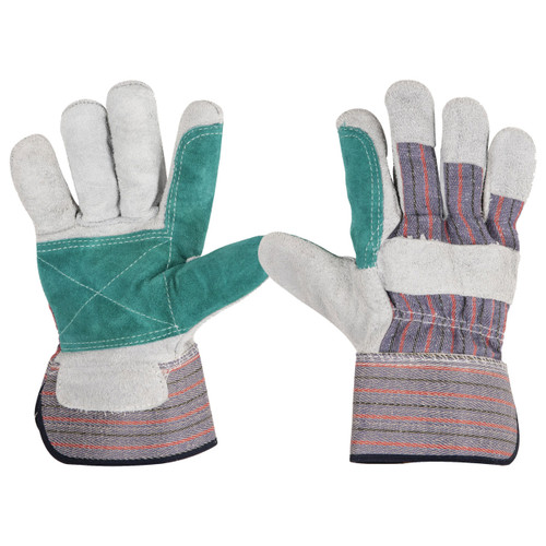 Pretul 29977 Leather and Canvas Gloves With Reinforcement