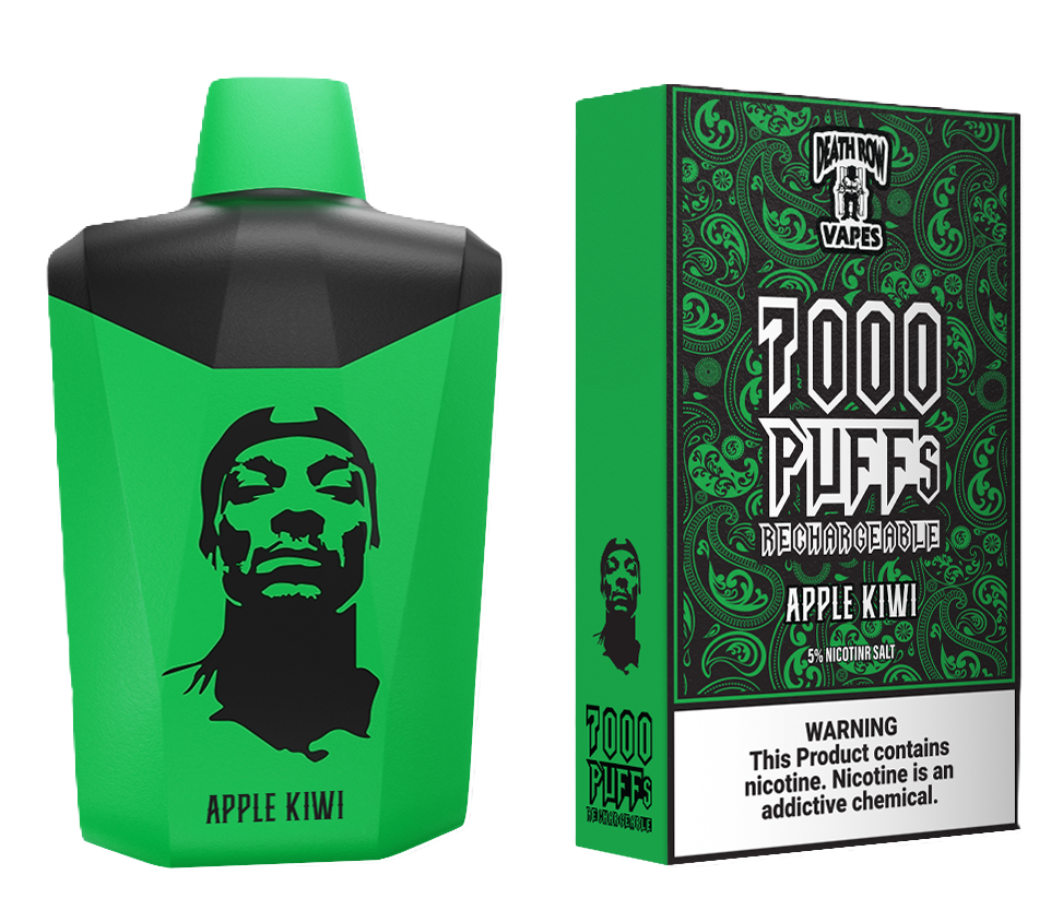 Death Row Disposable Vape Rechargeable 7000 Puff  (12 Ml) 5% 