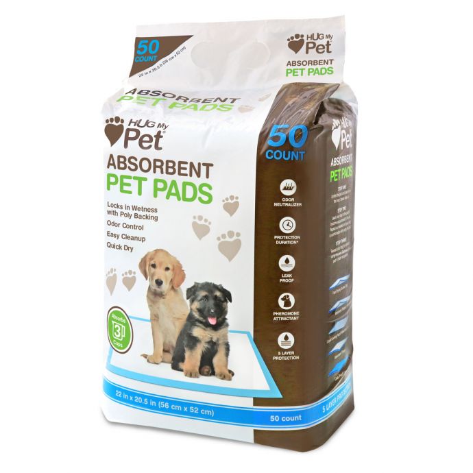 Hug my Pet Absorbent Pet Pads Bag With Handle 22"