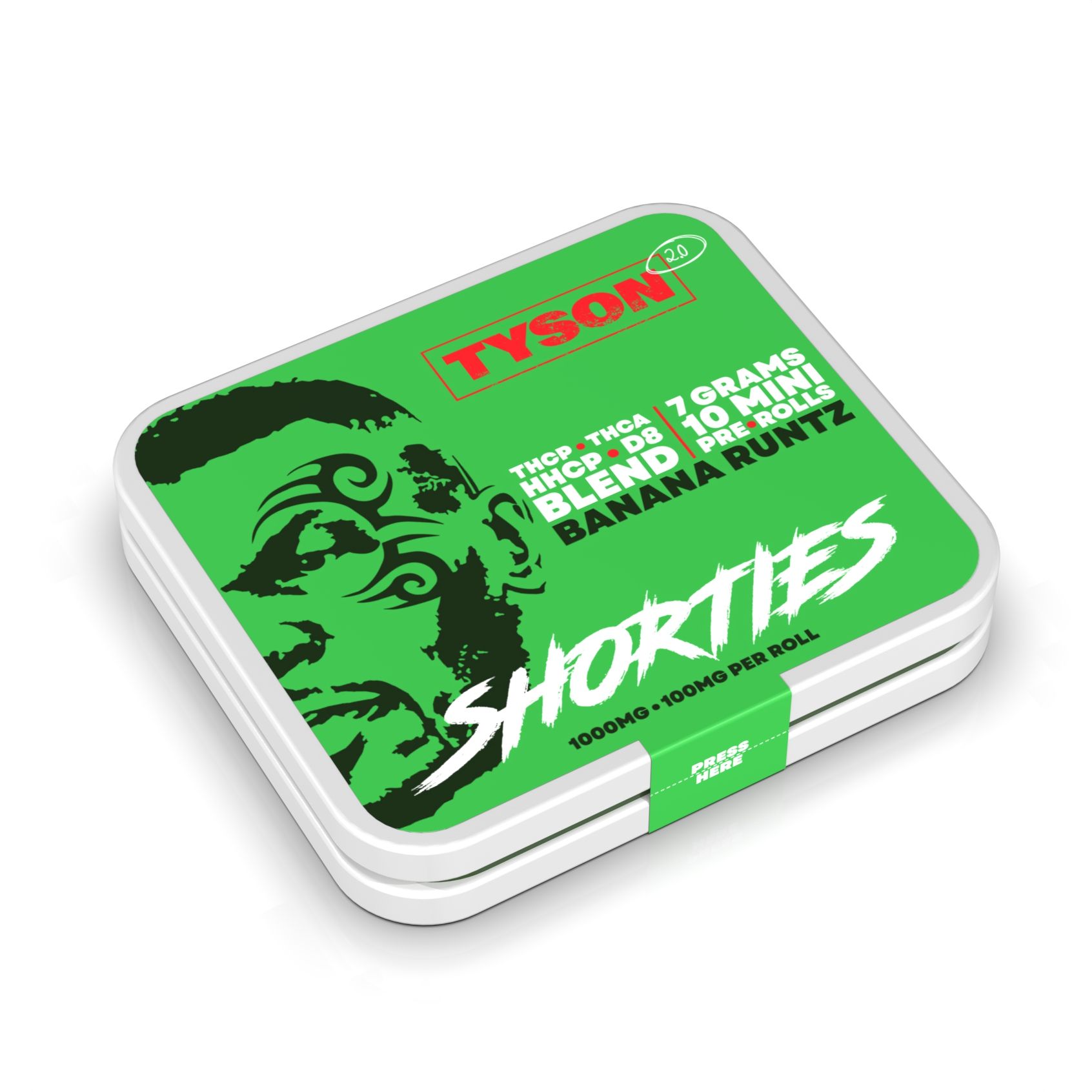 Tyson 2.0 Shorties Blend THCP-THCA-HHCP Mini pre Rolls 7G