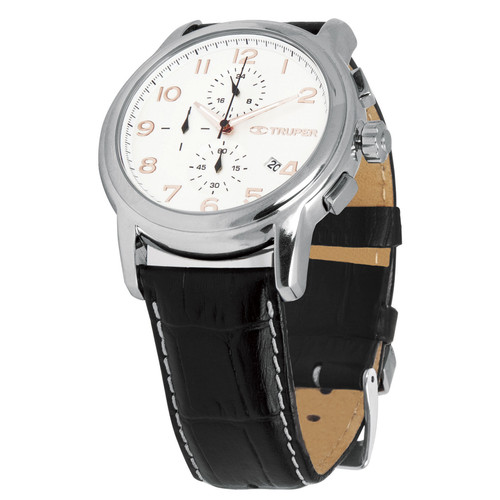 Truper Promotions Men's Watch Leather Strap Pc-2 