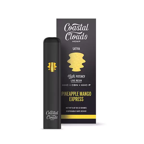 Coastal Clouds Hemp Disposable Vape Device High Potency (2 Grams)