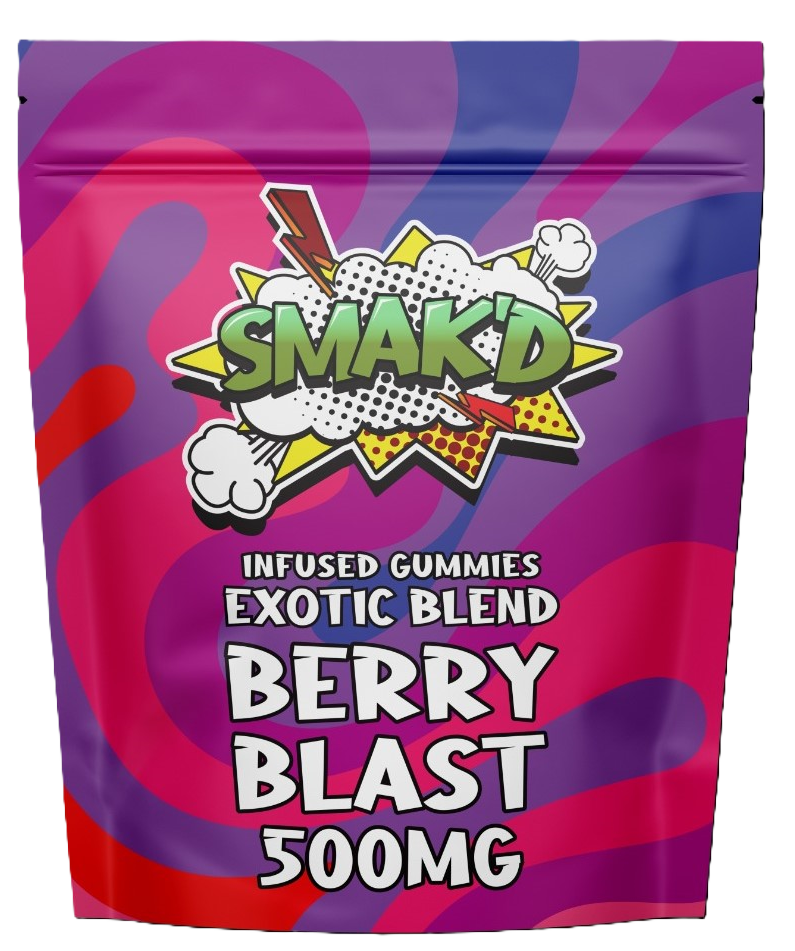 Smak'd Exotic Blend Infused Gummies 500 mg