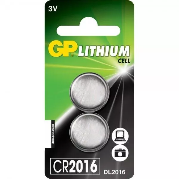 GP Battery CR2016 Lithium Coin