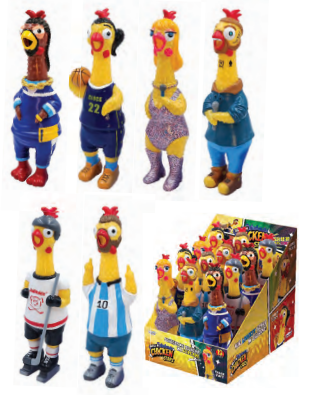 Animolds Squezze Me Chicken Stars 9.8"