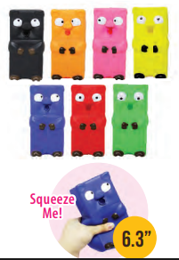 Squeeze Me Cubic Piggie 6.3"