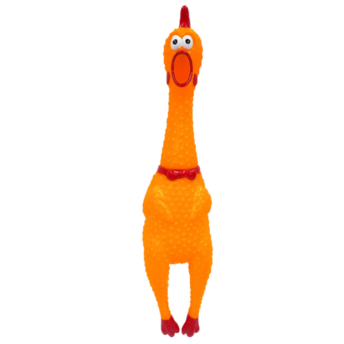 Animolds Squeeze Me Chicken Crazy Screaming  13.7"